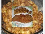 Receta Chuleta empanada con patatas cajun
