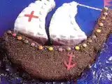 Receta Torta de cumpleaños barco a vela