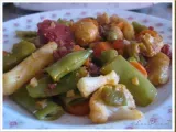 Receta Menestra de verdura con jamón (fc)