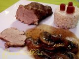 Receta Solomillos de ternera al oporto con champiñon (fussioncook)