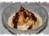Receta Profiteroles de nata sobre crema inglesa
