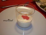 Receta Mousse de esparragos con huevas de salmon