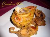 Receta Paella con pollo y conejo (fussioncook)