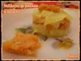 Receta Milhojas de patata y salmón