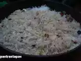 Receta Arroz con ajo y nuez moscada