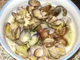 Receta Vongole alla marinara (almejas a la marinera)