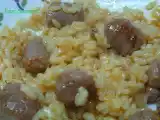 Receta Arroz con salchichas