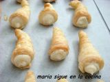 Receta Conos de crema pastelera