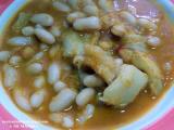 Receta Alubias o habichuelas con bacalao