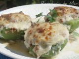 Receta Chayotes rellenas de carne con bechamel