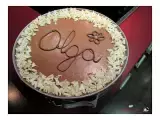 Receta Tarta mousse de caramelo, chocolate y cafe