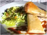 Receta Paquetitos de pato con pera