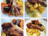 Receta Pollo al horno con ciruelas