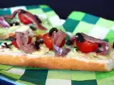 Receta Bocadillo de aguacate con anchoas