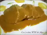 Receta Lomo de cerdo en salsa de queso fc