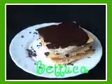 Receta Mil hojas de nata con chocolate caliente