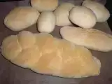 Receta El pan nuestro de cada día.trenzas y panecillos varios.