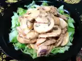 Receta Maravillosa ensalada de champiñon crudo