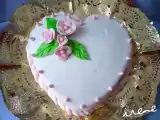 Receta Tarta san valentín con fondant