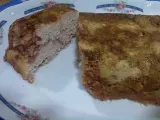 Receta Pastel de bacon y pechuga de pollo (al microondas)