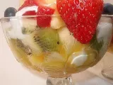 Receta Copas de frutas con yogur