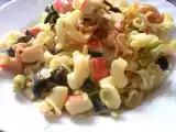 Receta Pasta capricci (gigli) con palitos de surami