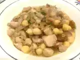 Receta Garbanzos, panceta y setas
