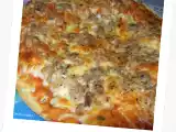 Receta Pizza de pan marroqui.