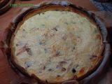 Receta Quiche de bacon y champiñones