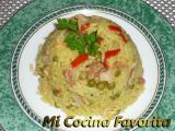 Receta Arroz tres carnes