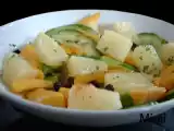 Receta Ensalada exótica de piña, mangao y pepino