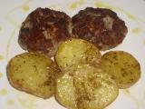 Receta Hamburguesas de setas y patatas papillote especiadas