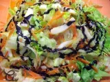 Receta Ensalada de calamar y verduras en juliana