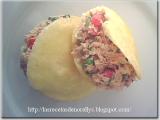 Receta Arepas fritas rellenas con ensaladilla de atún