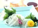 Receta Akaika sashimi - tiras de calamar