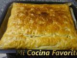 Receta Empanada de hojaldre de jamón y queso