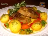 Receta Jarrete de ternera guisado con patatas
