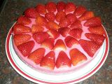 Receta Tarta de queso y fresas