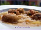 Receta Potaje de garbanzos con panetes de bacalao