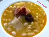 Receta Pochas a la asturiana