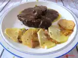 Receta Carrilleras de ternera a la vainilla con patatas y piña