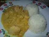 Receta Pollo al curry con piña