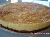 Receta Tarta de crema catalana a la naranja