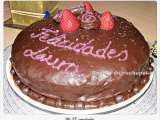 Receta Placer adulto: tarta de chocolate y naranja (chocolate and orange cake)
