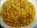 Receta Judias con chorizo