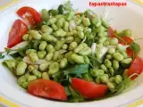 Receta Ensalada de habitas con menta