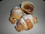 Receta Croissants de hojaldre rellenos