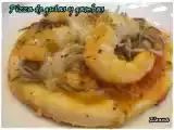 Receta Mini pizzas de gulas y gambas