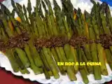 Receta Espàrrecs amanits amb vinagreta de tomàquet