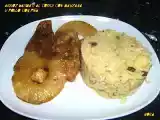 Receta Arroz basmati al curry con manzana
